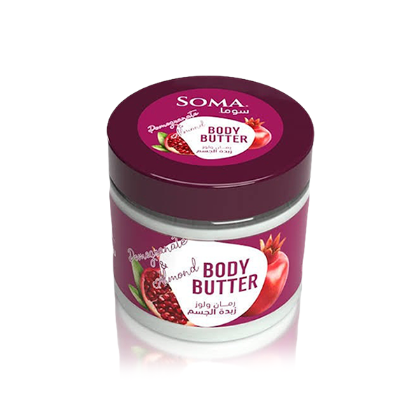 سوما-زبدة ترطيب الجسم بالرمان واللوز 350 جم